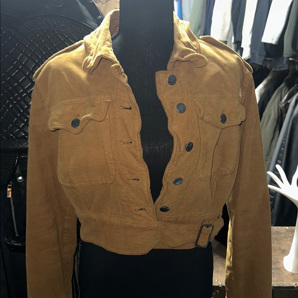 Free People Tan Jean Jacket - Picture 2 of 2